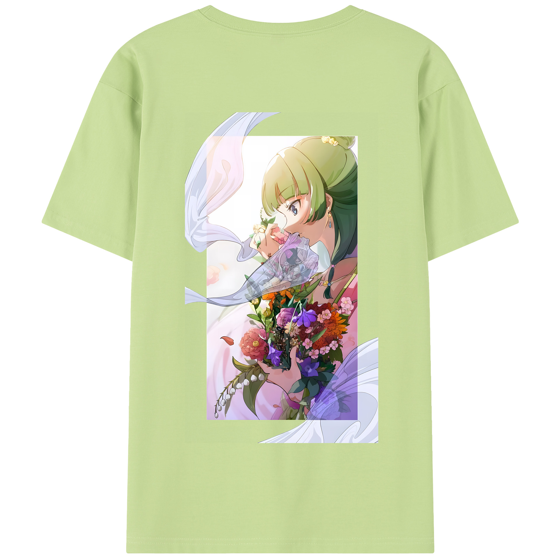 （画像用） 薬屋のひとりごと The Apothecary Diaries 綿100％半袖Tシャツ（背面プリント）